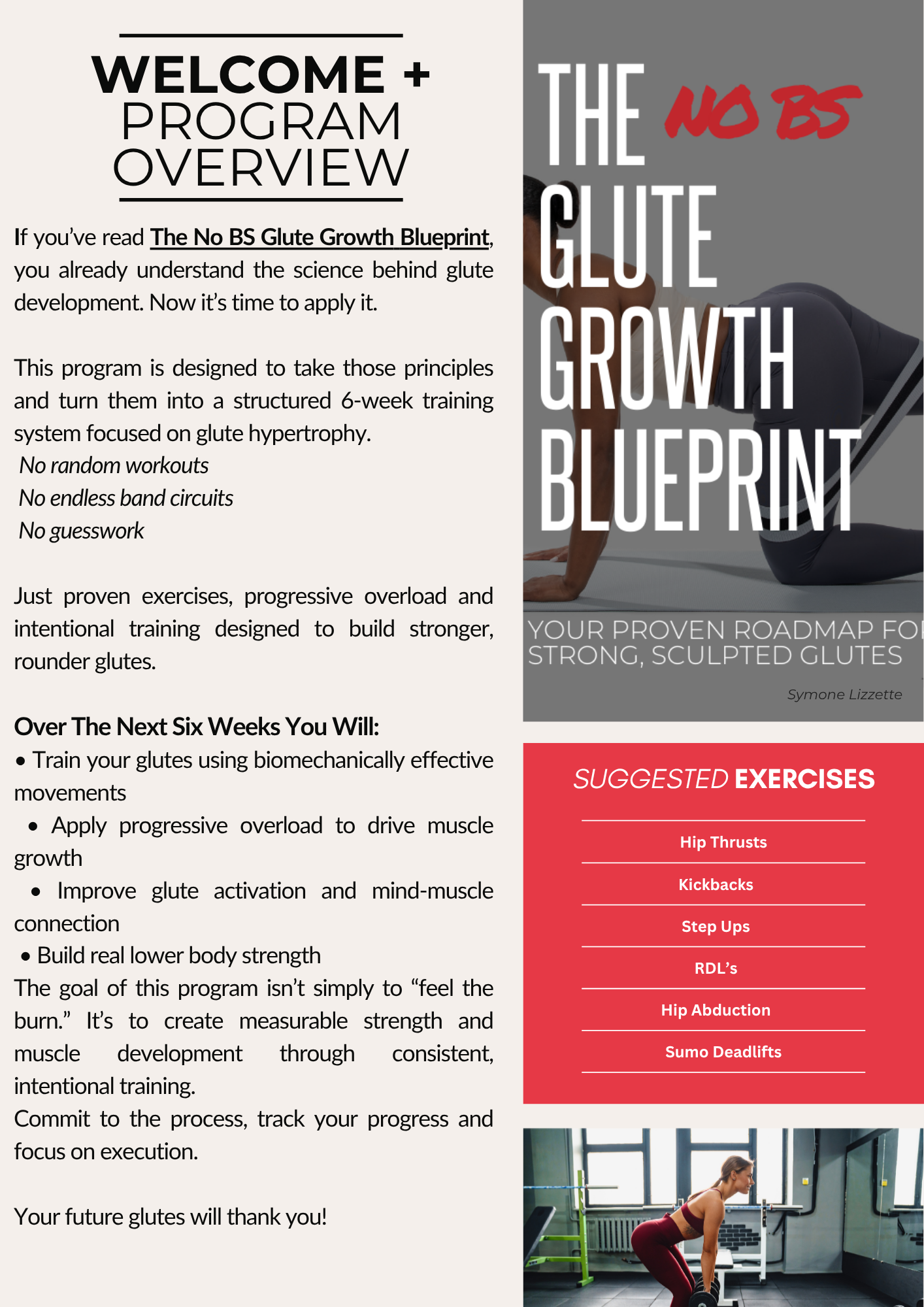 No BS 6-Week Glute Growth Program