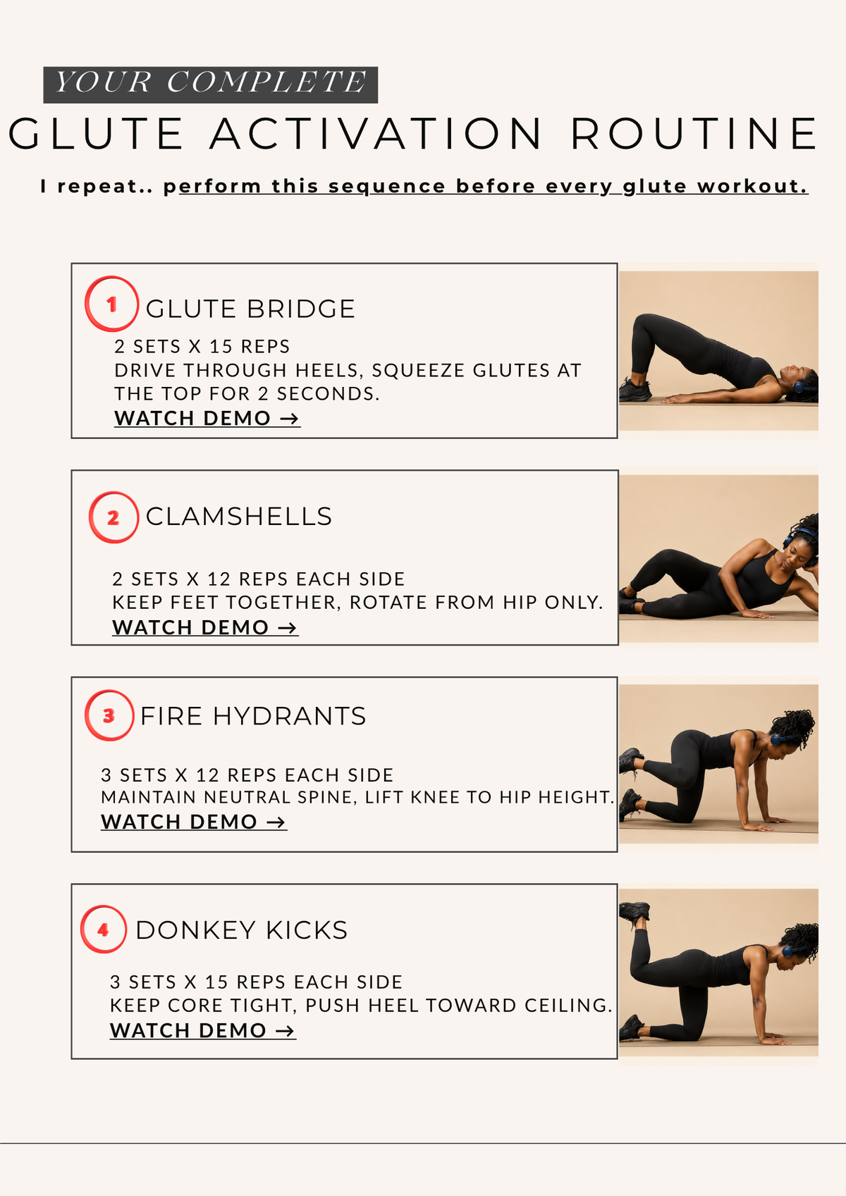No BS 6-Week Glute Growth Program
